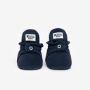 Kings & Rebels Cotton Baby Booties - Gripper Navy Blue -2.jpeg