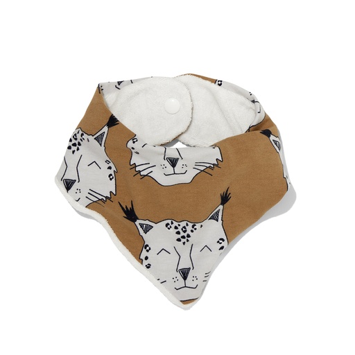 [4856089] Vay's Kingdom | Bandana Bib - Lynx Toffee