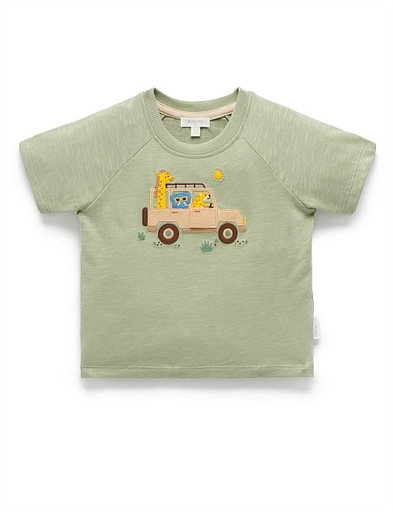 [9336995326445] Purebaby | On Safari Relaxed Tee  (5y)