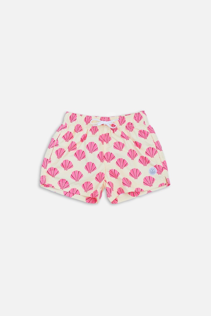 Badawii | Swim Shorts - Beach Shells Sunny Yellow