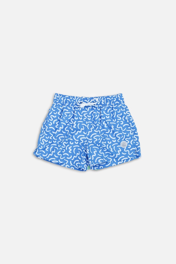 Badawii | Swim Shorts - Ocean Vibes Azure Blue