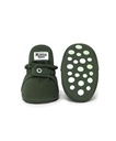 Kings & Rebels | Gripper Cotton Baby Booties - Olive