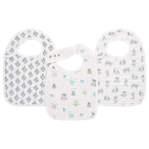 Aden + Anais | Essentials Snap Bibs 3-Pack