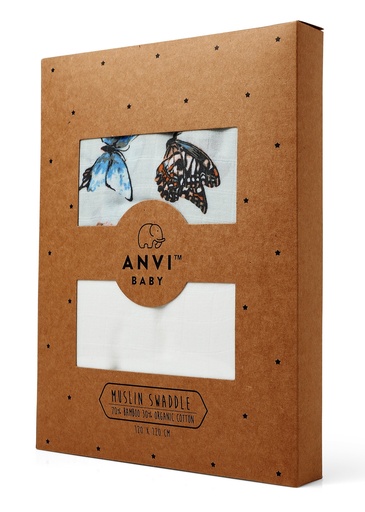 Anvi Baby | Organic Bamboo Swaddle Set of 2