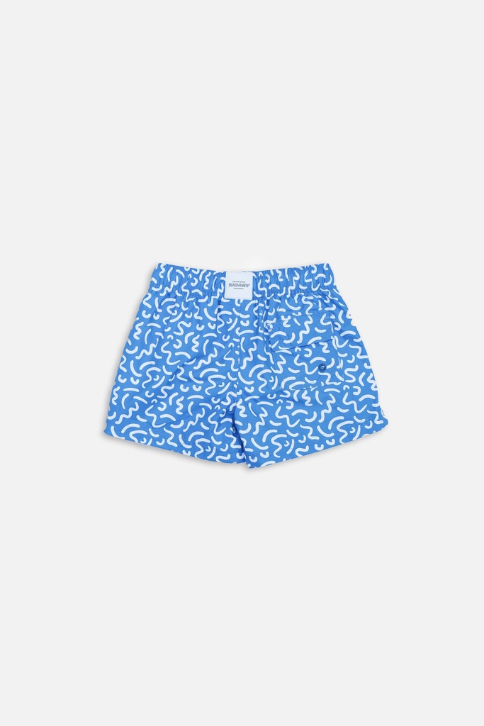 Badawii | Swim Shorts - Ocean Vibes Azure Blue