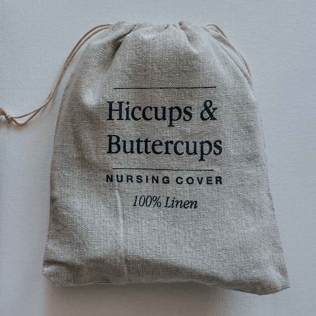 Hiccups & Buttercups | Linen Nursing Cover