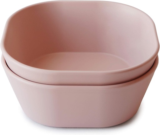 Mushie | Dinner Bowl Square (Blush)