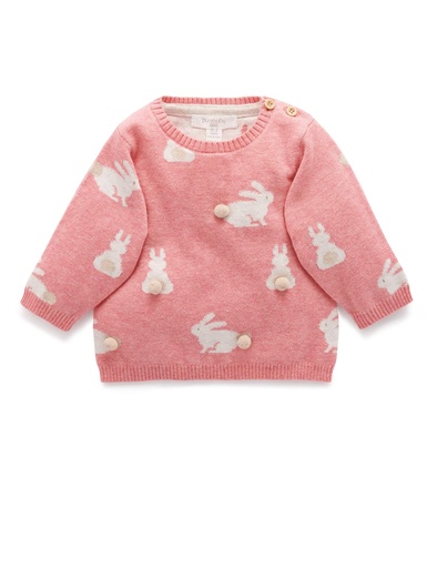 Purebaby | Bunny Friends Jumper - Rosie