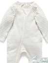 Purebaby | Mist Polar Zip Growsuit 2 Pack