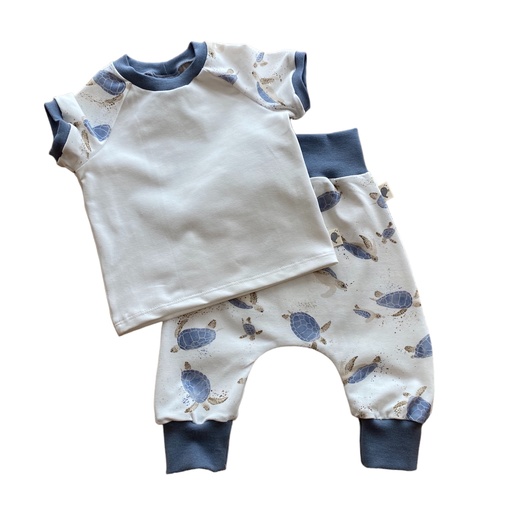 Vay's Kingdom | Pants & T-shirt - Turtles Blue