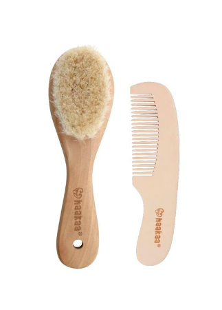 [SGE012] Haakaa | Goat Hairbrush & Comb Set