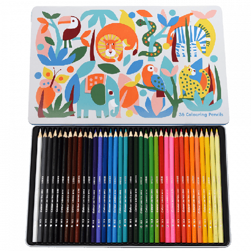 Rex London | 36 Colouring Pencils in a Tin 