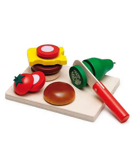 Erzi | Cheeseburger Cutting set